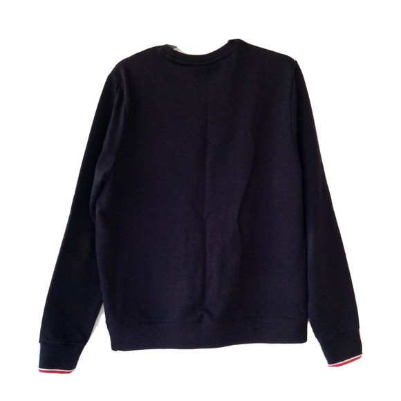 Fila Athletic Sweatshirt Black Crewneck Pullover Sweater Lightweight Size M - Picture 2 of 9